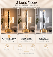Crystal Orbit Table Lamp