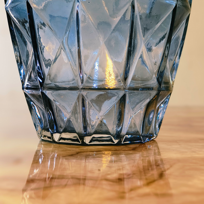 Crystal Crest (Big Size)– Diamond-Cut Glass Vase