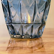 Crystal Crest Black (Small Size)– Diamond-Cut Glass Vase