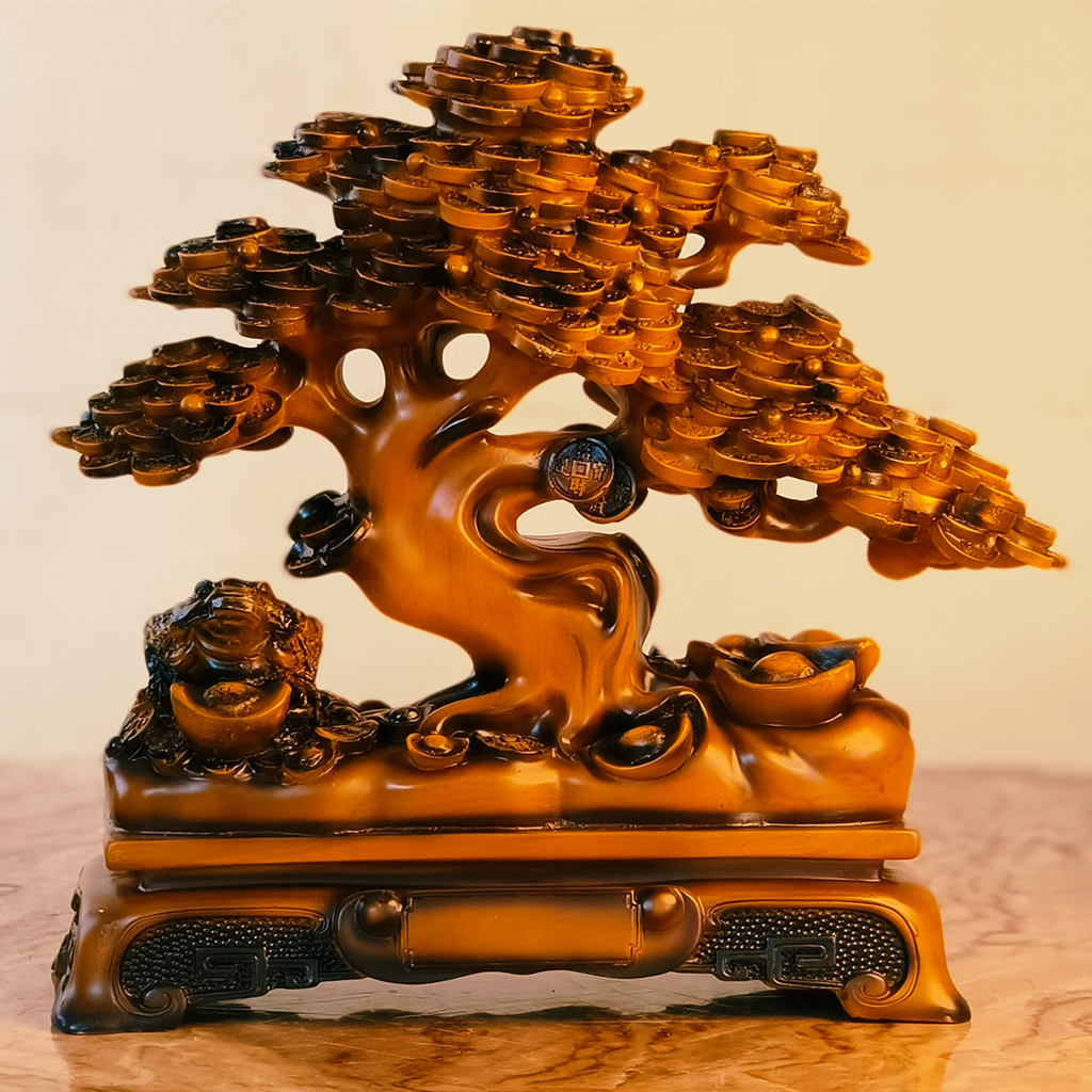 Fortune Bloom – Feng Shui Money Tree Showpiece