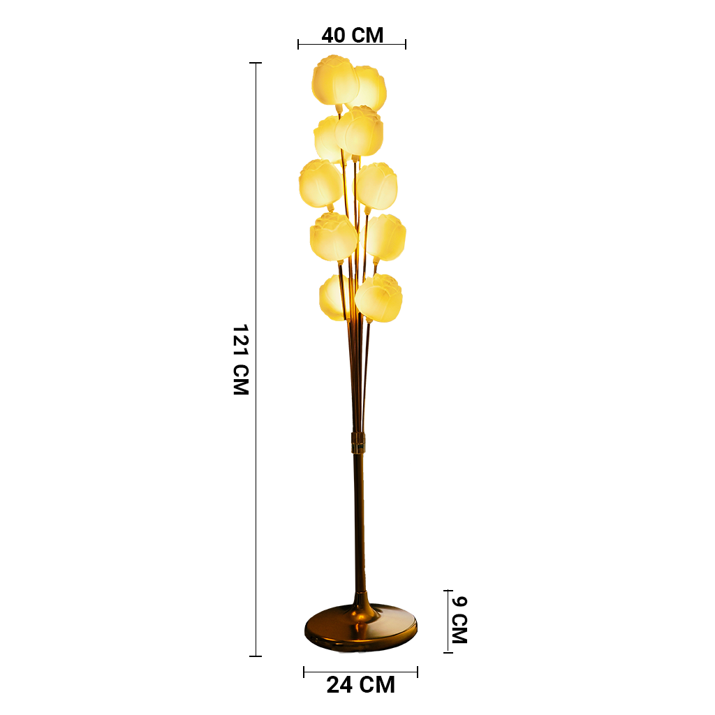 Golden Stem Petal (Tulume Glow) Floor Lamp