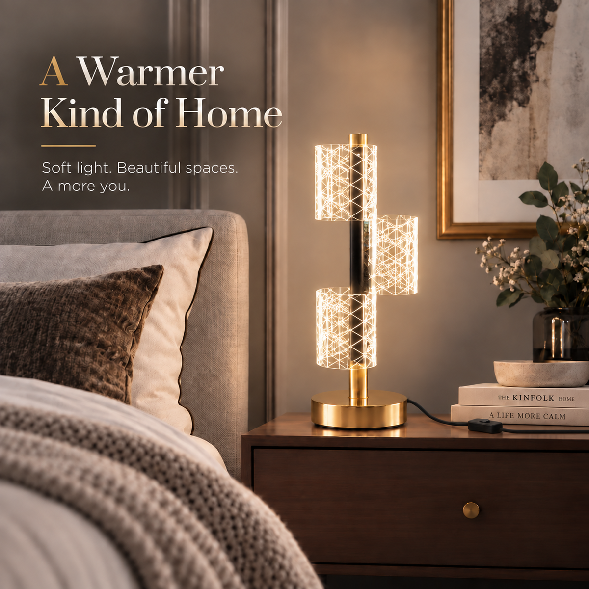 Crystal Orbit Table Lamp