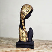Grace in Silence – Praying / Welcome Woman Sculpture