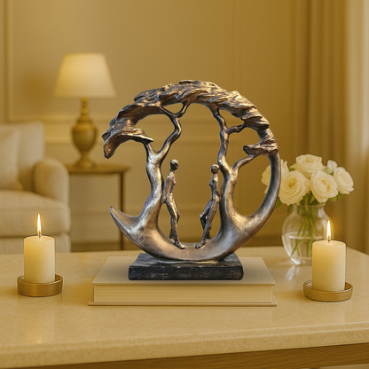 Roots of Togetherness – Artistic Couple Sculpture