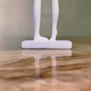 Timeless Bond (White) Abstract Couple Sculpture