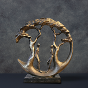 Roots of Togetherness – Artistic Couple Sculpture