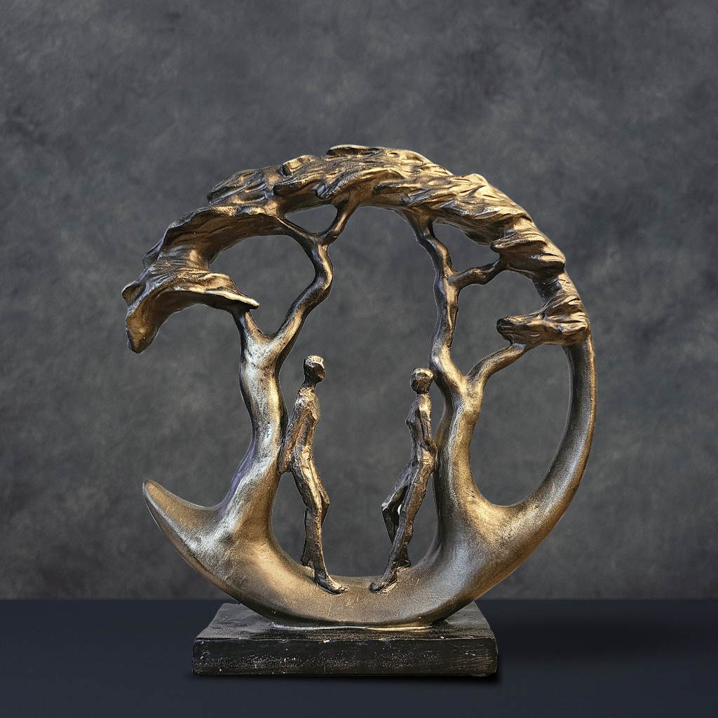 Roots of Togetherness – Artistic Couple Sculpture