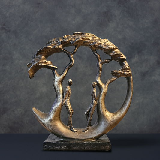 Roots of Togetherness – Artistic Couple Sculpture