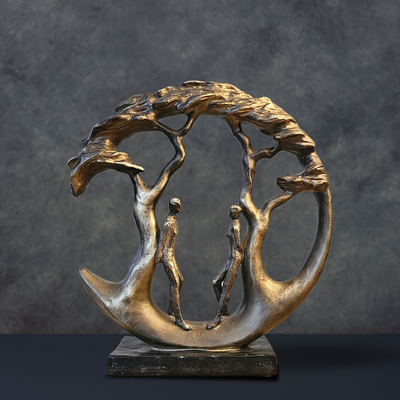 Roots of Togetherness – Artistic Couple Sculpture