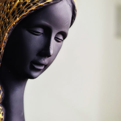 Grace in Silence – Praying / Welcome Woman Sculpture