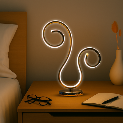 Curvea Luxe Glow (build in- LED) Floor Lamp