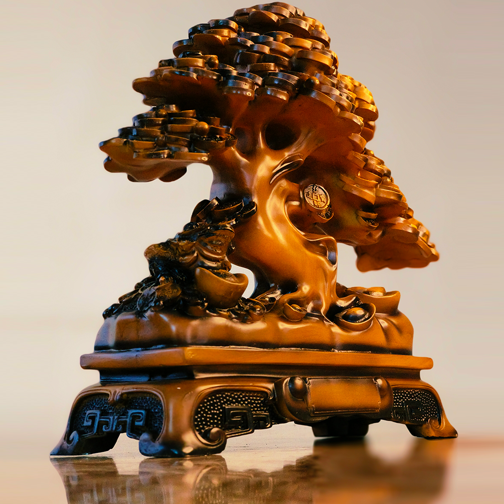 Fortune Bloom – Feng Shui Money Tree Showpiece