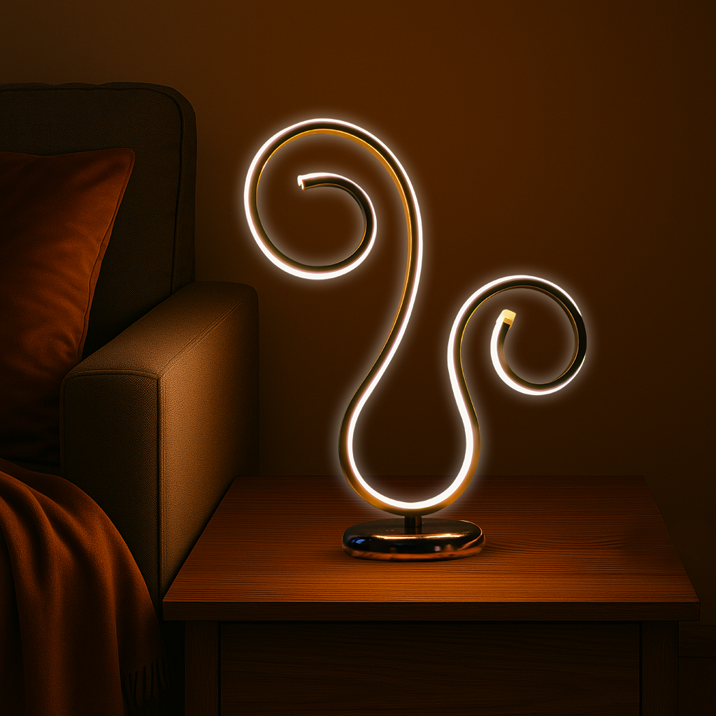 Curvea Luxe Glow (build in- LED) Floor Lamp