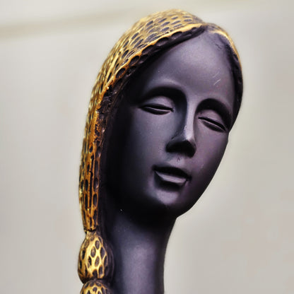 Grace in Silence – Praying / Welcome Woman Sculpture