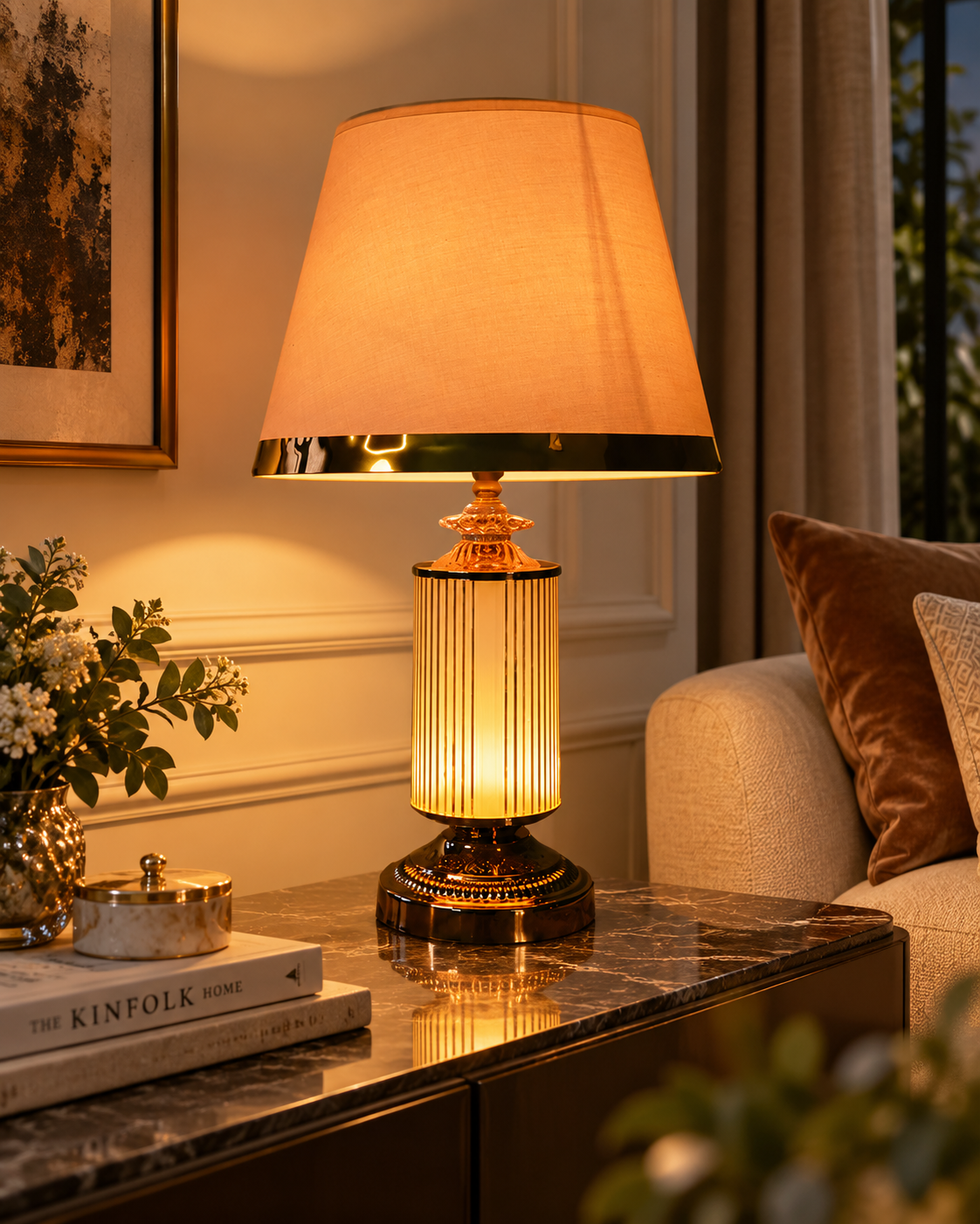 Gold Beam Elite – Luxury Gold Table Lamp
