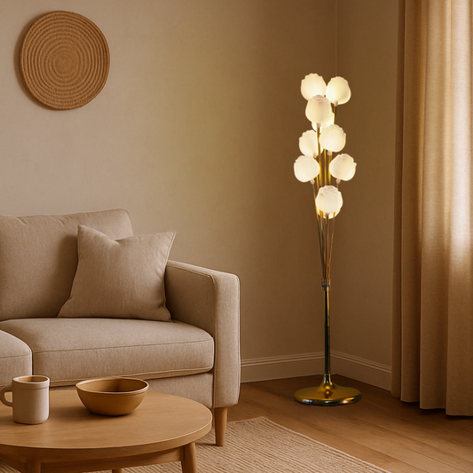 Golden Stem Petal (Tulume Glow) Floor Lamp