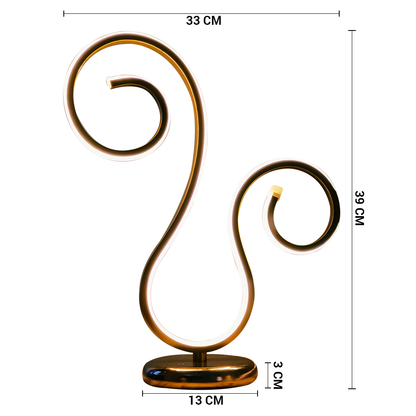 Curvea Luxe Glow (build in- LED) Floor Lamp